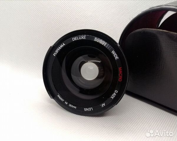 Fujiyama delux super wide macro 0.42x AF. Lens Fujiyama delux super wide macro 0.42x AF. Lens