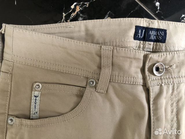 Armani Jeans Джинсы новые, 27 р, бежевые
