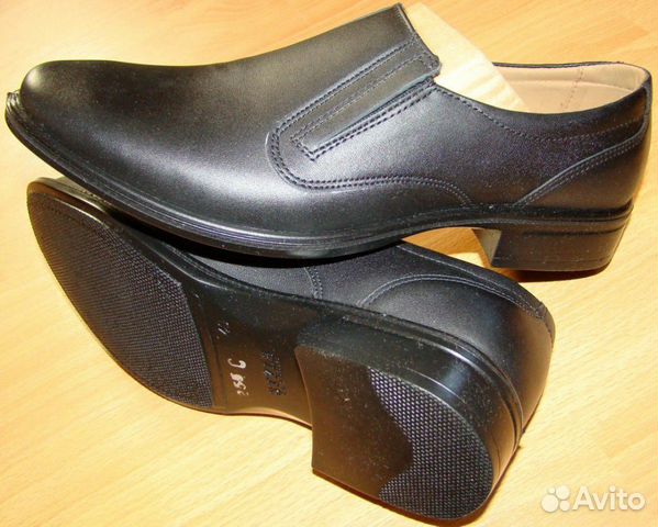 Туфли офицерские кожаные (уставные армейские)