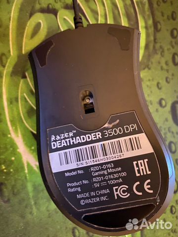 Игровая мышь Razer Deathadder 3500dpi Игровая мышь Razer Deathadder 3500dpi