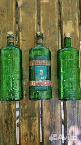 Бутылки ликер becher,s Чехословакия,3 штуки