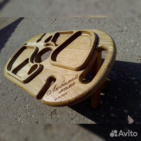 Винница (винный столик) из дуба