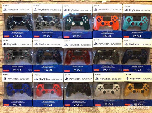 Геймпад ps4 dualshock 4 для PS4 Серый-камуфляж и д