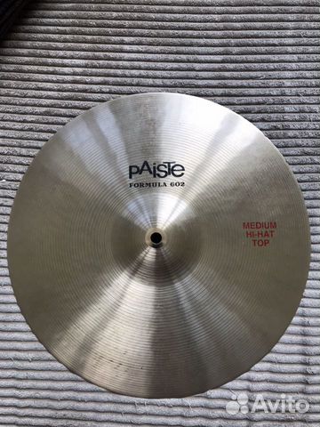 Тарелки hi hat Paiste formula 602 Тарелки hi hat Paiste formula 602