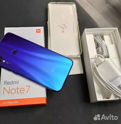 Телефон Xiaomi redmi note 7 32gb blue