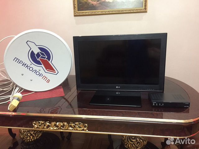 ЖК телевизор LG 32CS460, ресивер, тарелка ЖК телевизор LG 32CS460, ресивер, тарелка