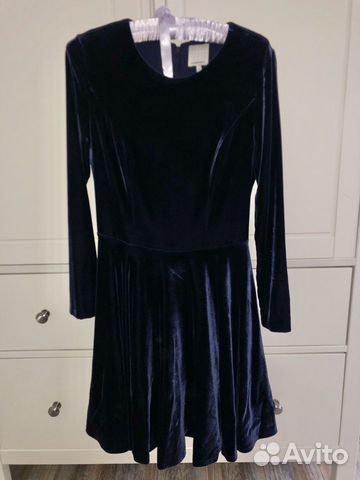 Платье бархатное