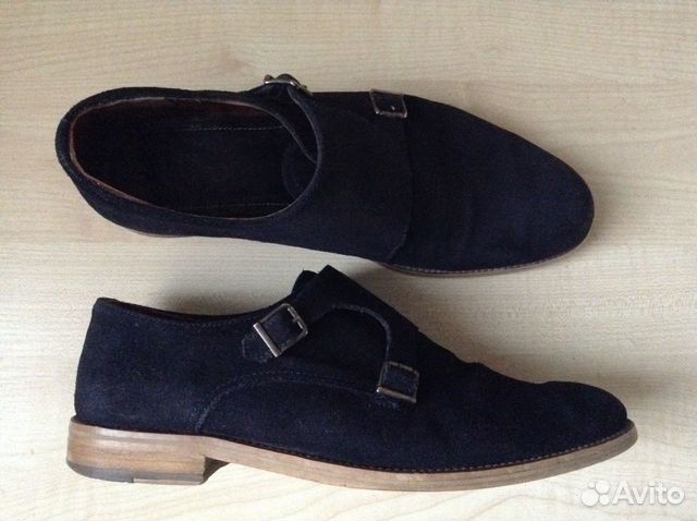 Туфли Massimo Dutti, р.42, мужские, н.замша