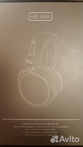 Изодинамические наушники Drop + HiFiMan 4xx Изодинамические наушники Drop + HiFiMan 4xx