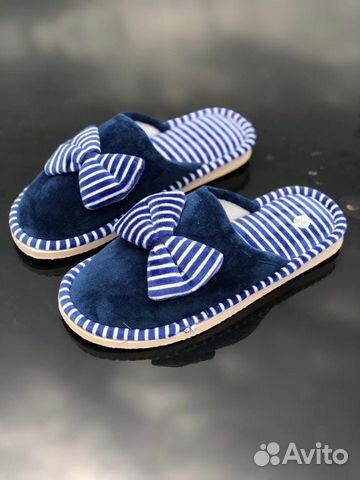 Домашние тапочки с бантиком оптом Домашние тапочки с бантиком оптом