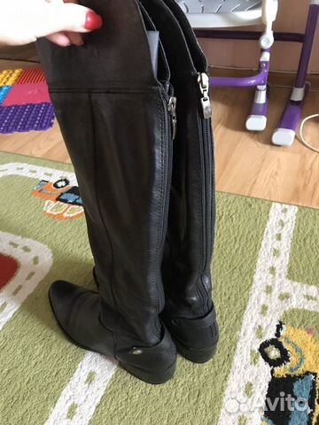 Сапоги 41, кожа