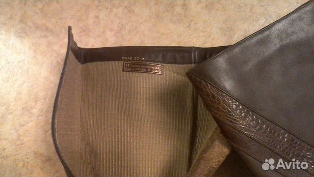 Сапоги осенние коричн.из нат.кожи