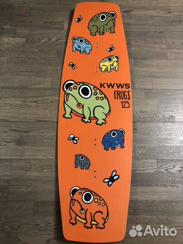 Доска вейкборд kwws frog red 125