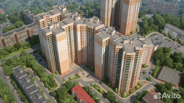 2-к квартира, 62 м², 12/25 эт.