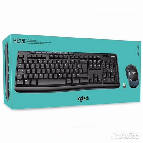 Logitech мк 270 клавиатура + мышь беспроводная USB