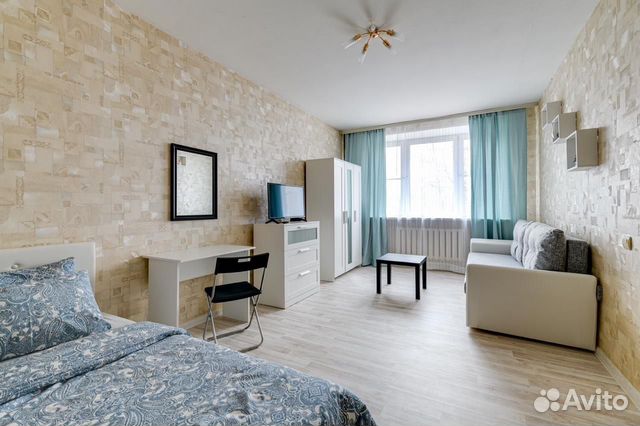 

1-к. квартира, 40 м², 2 кровати