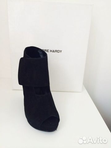Замшевые черные туфли Pierre Hardy 38 р-р