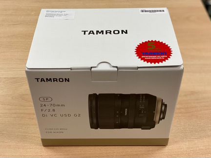 Tamron SP 24-70mm F/2.8 Di VC USD G2 для Nikon рст