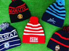 Новые шапки с футбольными клубами