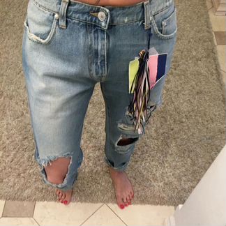 Джинсы бойфренды msgm италия оригинал новые