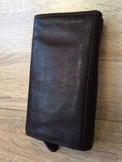 Мужской кошелёк портмоне из натуральной кожи