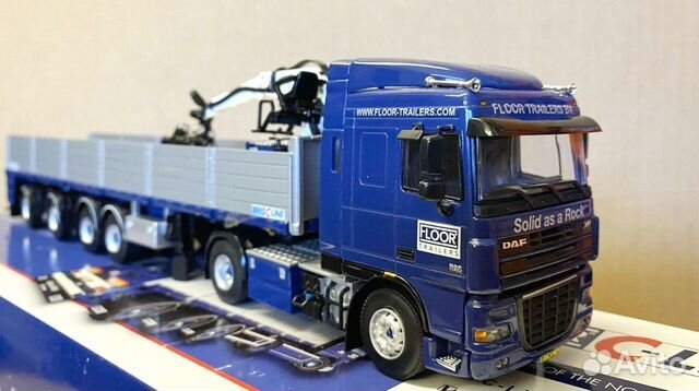 1/50 DAF SC Floor трал кран камневоз WSI раритет