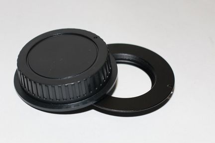 Переходник М42 - EOS с крышкой для Canon