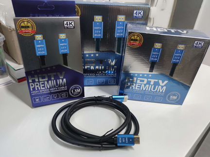 Кабель hdmi 4K 2.0 high speed (силикон) 5 метров
