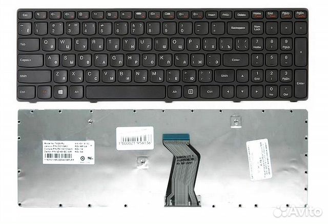 Клавиатура Lenovo G500, G505, G510