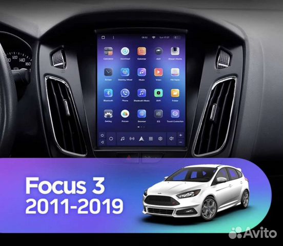 Ford Focus 3 Tesla android Teyes магнитола