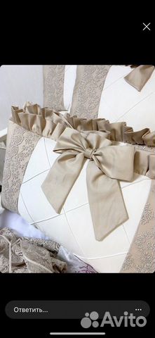 Бортики в кроватку, балдахин