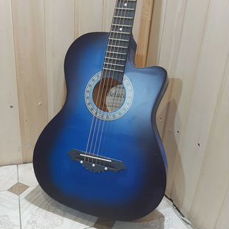 Гитара синяя