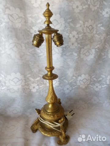 Лампа бронза