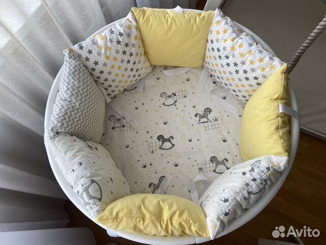 Комплект Бортики в детскую кроватку и простыня