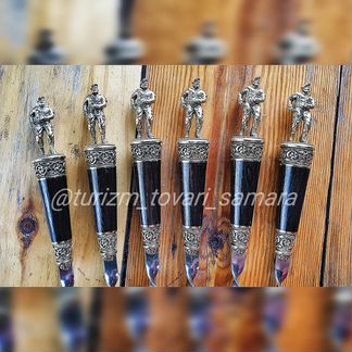 Шампура подарочные с деревянной ручкой 