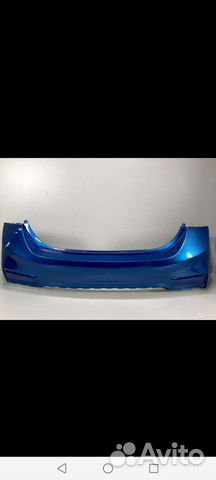 Бампер Hyundai Solaris 2017 задний в цвет N4B