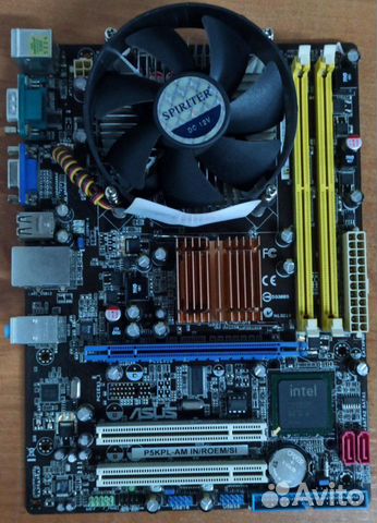 Материнская плата asus P5KPL-AM IN/roem/SI