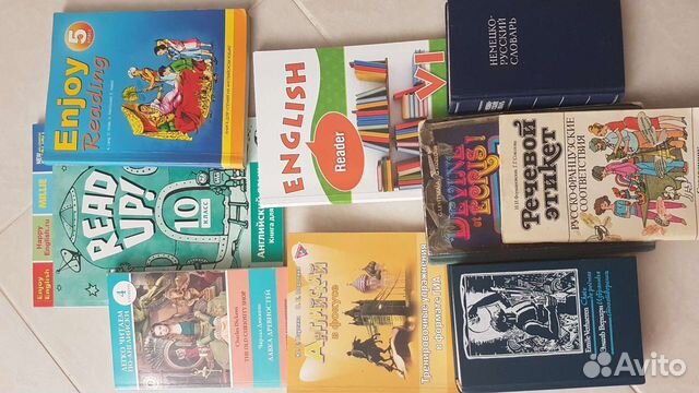 Английский, французский, немецкий книги, словари