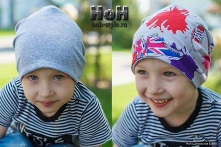 Шапка+снуд 2-х сторонние