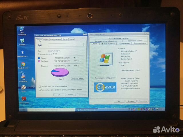 Нетбук asus eee pc x 1001