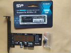 SSD M2 SP 128 Gb,адаптер nmve для SSD M2.Новый