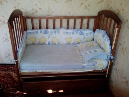 Комплект белья + бортики + балдахин