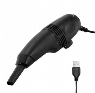USB Пылесос LuazON для пк, с насадками, USB, черны