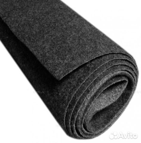 Карпет тёмно-серый (графит) без клеевого слоя