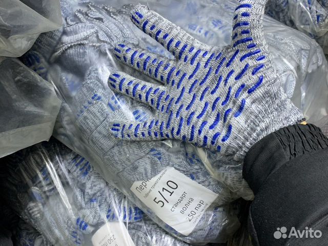 Перчатки 4нитка х/б с пвх