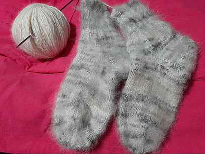 Носки,рукавицы из собачьей шерсти