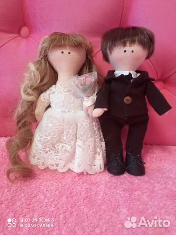Кукла свадебная пара (ручная работа)