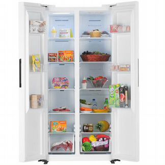 Холодильник Side by Side белый No Frost