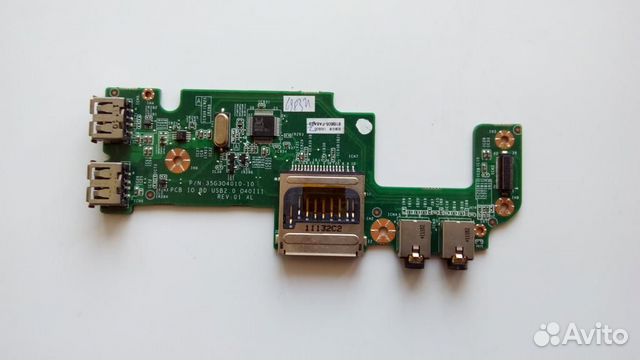 Плата USB+Audio ноутбука DNS O40IA2 IO BD USB2.0