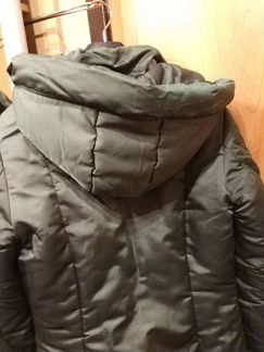 Зимний пуховик пальто на синтепоне